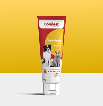 خمیردندان سگ و گربه حاوی انزیم